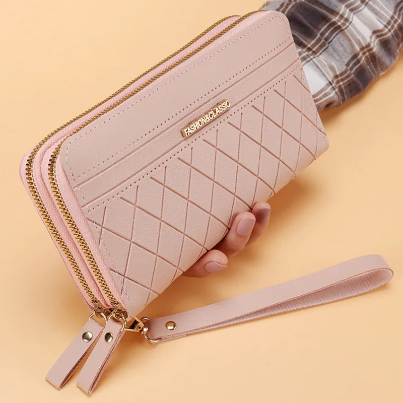 Retro Wallets Women&#39;s Wallet Purse Purses Fashion Holder Coin Card Zipper Long L - $61.01