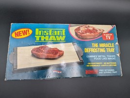 Instant Thaw the Original Steak Meat Food Miracle Defrosting Thawing Tra... - $29.98