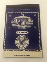 Vintage Matchbook Cover Matchcover 40 Strike US Navy Naval Hospital Phol... - £3.02 GBP