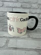 Mary Kay Pink Cadillac Mug Vintage Pink &amp; White Coffee Tea New In Box - $15.74