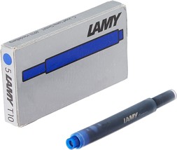 Lamy - T10 Fountain Pen Ink Cartridges Pack Of 5 Hangsell Blue - $10.88