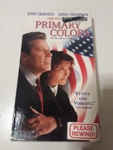 Primary Colors VHS Tape John Travolta - £1.57 GBP