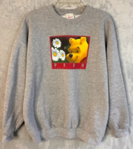 vintage The Disney Store Winnie the Pooh Grey Daisy sweatshirt XL - £27.47 GBP