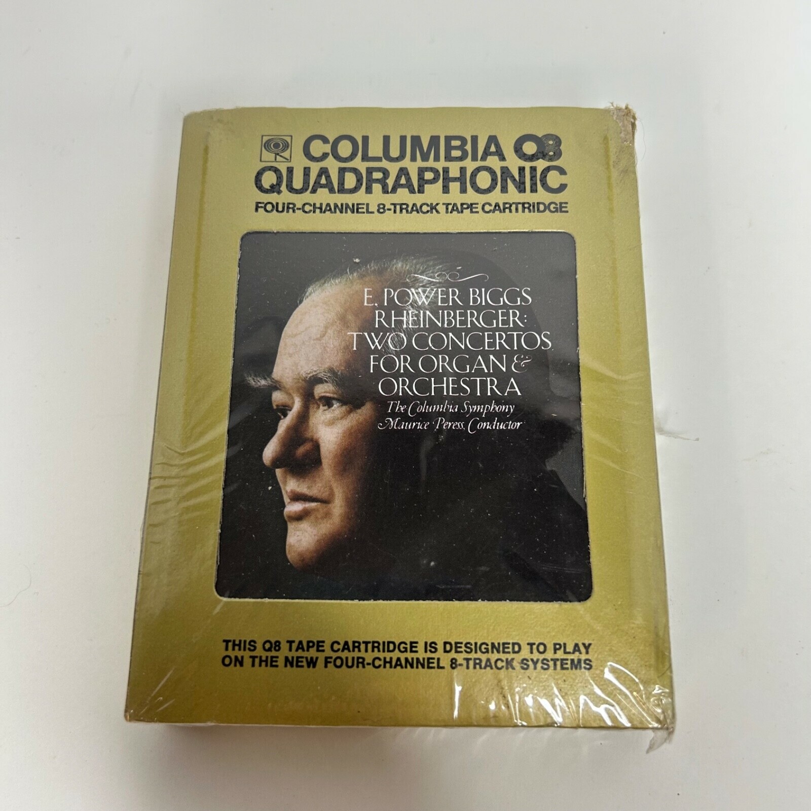 Biggs Rheinberger Two Concertos Organ Columbia Quadraphonic 8 Track Tape... - $28.42