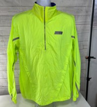 Vintage 90s Nike Gray Tag Neon Green/Yello Windbreaker Jacket Mens Size Xl - £23.36 GBP