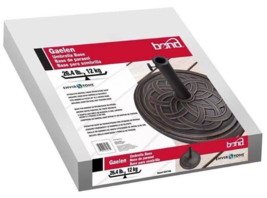 Umbrella Base, Bronze Ribbon Envirostone 13.19&quot;H x 17.72&quot;W - BOND 60474A - $34.51 CAD