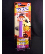 Halloween Witch PEZ Dispenser on card Candy Corn Lemon Raspberry NEW - $5.95