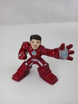 Marvel Super Hero Squad Iron Man Metallic Red Silver 2&quot;. - £4.34 GBP