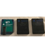 Lot of 3 PS2 Memory Cards - $35.72 CAD