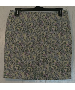 NEW WOMENS J.Jill live-in chino FLORAL PRINT SKIRT W/ POCKETS  SIZE 12P - €28,38 EUR