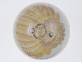 4.75&quot; Large Eickholt Opalescent Iridescent Jellyfish Paperweight - £154.28 GBP