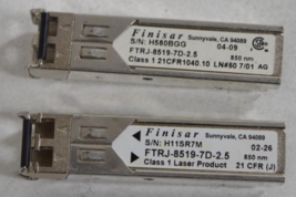(Lot of 2)Finisar FTRJ-8519-7D-2.5 2G SFP 550M 850NM Transciever - £7.45 GBP