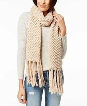 Steve Madden Lurex Knit Tassel Scarf One Size, Various Colors - $17.99