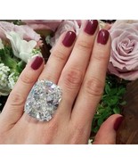 100Ct Künstlicher Diamant und Silber Umwerfend Looking Hochzeit Ring für... - £136.14 GBP