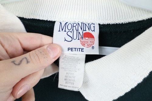 Vintage 90s Streetwear Womens Petite Medium Christmas Dog Cat Snowman Sweatshirt Item image 8