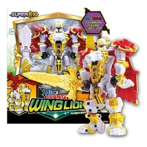 Super 10 WIng Lion Mix Change Eagle King Arthur Transforming Action Figure Robot - £48.11 GBP