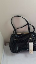 Debenhams - RJR- John Rocha -Black Patent Bar Womens Shoulder Bag  (New) - $49.50