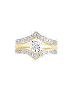 1.40 Ct Round Lab Grown Diamond Solitaire Ring 14K Yellow Gold Women VVS... - £1,434.02 GBP
