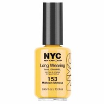 NYC Long Lasting Nail Enamel - Nail Polish - Glossy - #153 - *MIDTOWN MI... - £1.59 GBP