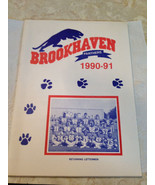 BROOKHAVEN MISSISSIPPI PANTHERS 1990-91 football program Vicksburg Warre... - $13.86