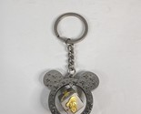 Disney Park Keychain Two Tone Cube W/ 3D Mickey Minnie Donald Duck Goofy... - $15.99