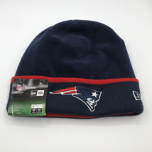 New Era England Patriots Sideline Tech Knit Cuffed Beanie New with Tag - $369.71 MXN