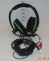 Turtle Beach Ear Force XL1 Black Green Gaming Headset For Microsoft Xbox 360 PC - £34.75 GBP