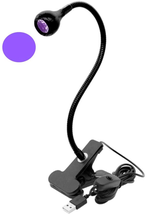 Upgraded Big Chip 395nm Uv Led Black Light Fixtures With Gooseneck And Clamp For - £15.90 GBP