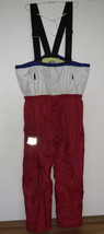 Nautica Competition Nautex Sailing Bibs Pants vintage 90s sz XL Red White Blue - £101.19 GBP