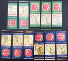 Lot of 11 Kansas City Southern Lines Railway Southern Belle Matchbook Covers KCS - £14.55 GBP