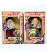 Vintage Bikin Disney Snow White &amp; The Seven Dwarfs Dolls Lot of 2: Sneez... - $16.95