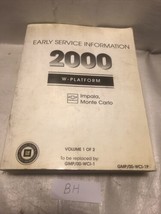 2000 Chevrolet Impala Monte Carlo Repair Dealership Shop Service Manual ... - $9.90