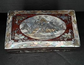 Vintage Chinese Vietnamese Hardwood and Mother of Pearl box - £311.46 GBP