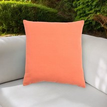 18&quot; Orange Handmade Indoor Outdoor Throw Pillow Cover - $68.49