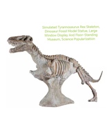 Simulated Tyrannosaurus Rex Skeleton, Dinosaur Fossil Model Statue - D - $1,139.00