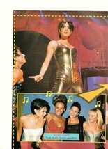Spice Girls teen magazine pinup clipping All-Stars gold outfit 1990&#39;s Wa... - £1.18 GBP