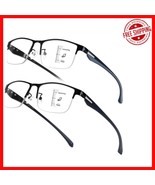 2-Pack Comfortable Men&#39;s Reading Glasses with Blue Light Blocking &amp; TR90... - $770.81 MXN