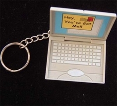 COMPUTER LAPTOP KEYCHAIN-Graduation Teacher Student Fun Toy Gift - £3.90 GBP