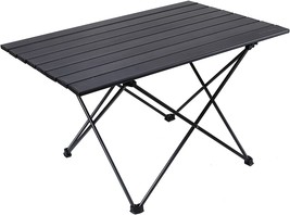 Risepro Portable Camping Table, Ultralight Folding Table With Aluminum Table Top - £36.05 GBP