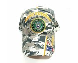 US Army Veteran Hat USA Flag &quot;V&quot; Vet Emblem ACU Digital Camo Cap  - $15.83