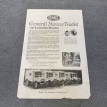 National Geographic General Motors Trucks Laundry Routes Print Ad KG - $11.88