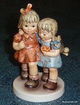 &quot;Best Friends&quot; 1st Issue Goebel Hummel Figurine #731 TMK8 BFF Collectibl... - £258.27 GBP