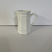 Vintage Pfaltzgraff Heritage White Creamer Jug (5x3.5x3.5) Inches - £10.63 GBP