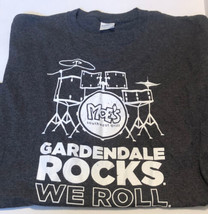 Moe’s Southwest Grill T Shirt L Gray Gardendale Rocks We Roll DW1 - $10.88