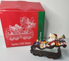 Vintage Home Towne Express Santa&#39;s Gift Sleigh 1998 JCPenney NIB U16 - £13.14 GBP