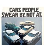 Volvo Cars People Swear By 1980 Advertisement Vintage Automobilia DWEE24 - €25,75 EUR