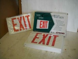 Exitronix Vex Series Exit Sign Red Led New VEX/U/BP/WB/WH - $9.27