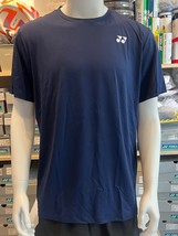 YONEX Men&#39;s Badminton T-Shirts Apparel Sports Tee Navy [US:XS/L] NWT 99T... - £18.99 GBP