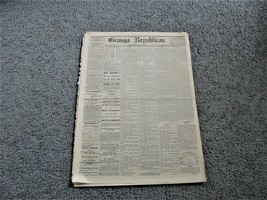 Geauga Republican, Wednesday, January 19, 1881- Chardon, Ohio Newspaper. - $18.94