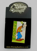 Disney 2003 Disney Auction Limited Edition Goofy Profile Rectangle Pin #25411 - £39.07 GBP